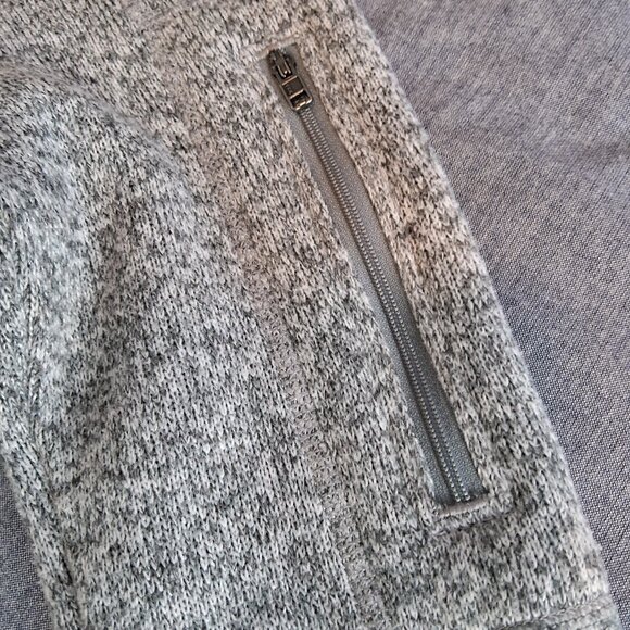 PATAGONIA Women's Better Sweater 1/2 Zip Fleece Pullover Heathered Grey - Picture 5 of 12